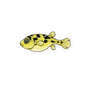 Pea Puffer Sticker